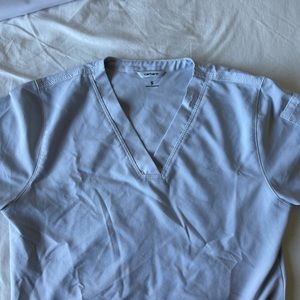 Carhartt white scrub top